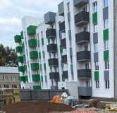 Ход строительства дома 1, секция 2 в ЖК По ул. Коммунистическая -