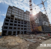 Ход строительства дома 1 в ЖК Александровский -