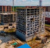 Ход строительства дома 35, корпус 1 в ЖК Новое Колпино -