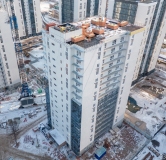 Ход строительства дома 4 в ЖК Белый квартал на Свободном -