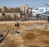 Ход строительства дома 5, секция 3.3, 3.4, 3.5 в ЖК Красное Яблоко -