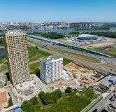 Ход строительства дома 1 в ЖК Горская Лагуна -