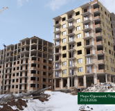 Ход строительства дома № 1.3 в ЖК Плодово-Ягодный -