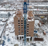 Ход строительства дома № 1, 2 этап (корпуса 4, 5, 6) в ЖК Калина Долина -