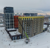 Ход строительства дома № 28 (ГП-1) в ЖК Новатор -