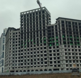 Ход строительства дома 1 в ЖК Крылья -