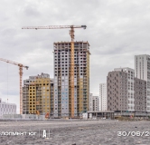 Ход строительства дома 19.2 в ЖК А Плюс -