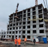 Ход строительства дома 5 в ЖК Династия -