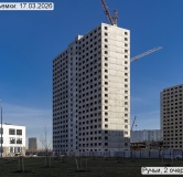 Ход строительства дома 144.1 в ЖК Ручьи -