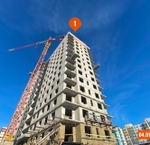 Ход строительства дома 1 в ЖК Лотос -