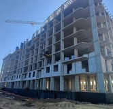 Ход строительства дома 140Б, 1 этап (поз.1,2) в ЖК Оникс -