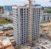 Ход строительства дома № 20, корпус 1 (A) в ЖК Отличие -
