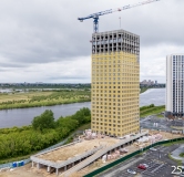 Ход строительства дома № 4А, корпус 1 в ЖК Скандиа. Квартал у реки -