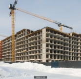 Ход строительства дома 1 в ЖК Лебедевский (Квартал Лебедевского) -