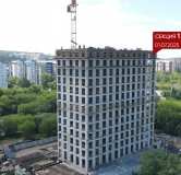 Ход строительства дома 1 в ЖК Бродский -