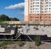 Ход строительства дома 1 в ЖК Ривер Парк -