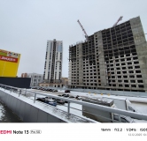 Ход строительства дома 1 в ЖК Рассвет -