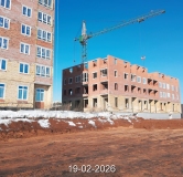 Ход строительства дома Литер 22 в ЖК Свой Берег -