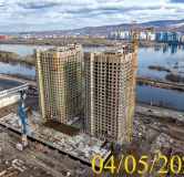Ход строительства дома № 5.2 в ЖК Новоостровский -