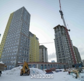 Ход строительства дома ГП-8 в ЖК Айвазовский (Айвазовский City) -