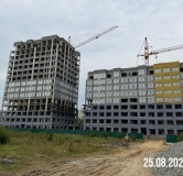 Ход строительства дома 1 в ЖК Александровский -