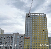 Ход строительства дома 19.1.4, 19.1.5, 19.1.6 в ЖК А Плюс -