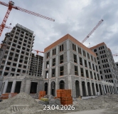 Ход строительства дома 6 к2, ГП-12 (2 этап) в ЖК Айвазовский (Айвазовский City) -