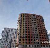 Ход строительства дома 5 в ЖК Лэйк Таун (Lake Town) -