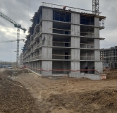 Ход строительства дома Позиция 5.2 в ЖК Октябрь парк -