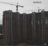 Ход строительства дома 14 в ЖК Академ Риверсайд (ACADEM Riverside) -