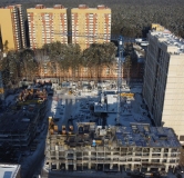 Ход строительства дома 13 в ЖК Квартал на Российской -