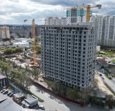 Ход строительства дома 1 в ЖК Комсомольский -