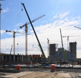 Ход строительства дома 1 в ЖК По ул. В. Абазарова -