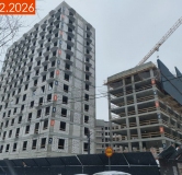 Ход строительства дома 50 в ЖК Фриссон -