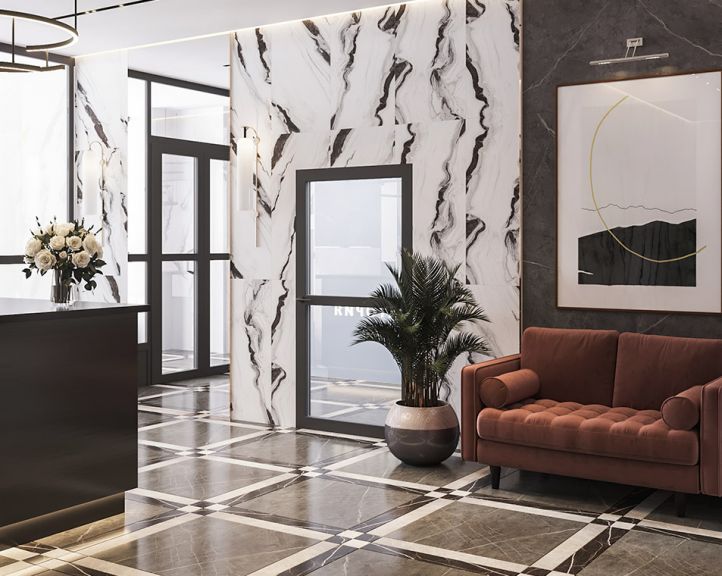 Застройщик показал планировки квартир и дизайн лобби в ЖК «Акватория» в Ростове-на-Дону