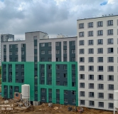 Ход строительства дома 1.1 в ЖК Патриот -