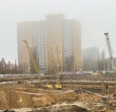 Ход строительства дома 19, секции 1-3 (1 этап) в ЖК Притяжение -