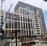 Ход строительства дома 29б, 3 этап, секция 9-11 в ЖК Заря -