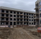 Ход строительства дома Литер 4 кв 9.1 в ЖК Усадьба Гостагаевская -