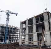 Ход строительства дома 1 в ЖК Урбан Мартен -