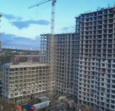 Ход строительства дома 1 в ЖК Vitamin-квартал на Титова -