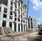 Ход строительства дома 1 в ЖК Новатор -