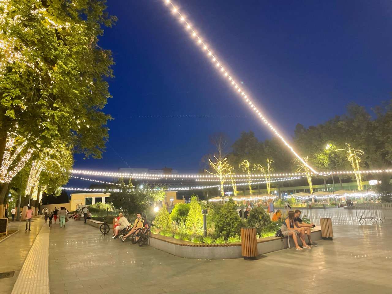 «Солидные средства» необходимы на восстановление подсветки в парке «Швейцария»