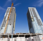 Ход строительства дома 1 в ЖК Азина 16 -