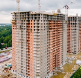 Ход строительства дома 39 в ЖК Живи! в Рыбацком -
