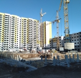 Ход строительства дома № 5 в Микрорайон Нанжуль-Солнечный -