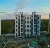 Ход строительства дома 15 в ЖК Ньютон -