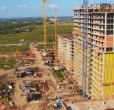 Ход строительства дома 1 в ЖК Аллея Парк -