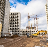 Ход строительства дома 4, 3 этап в ЖК Медовый -