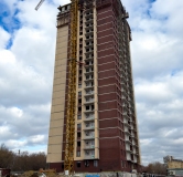 Ход строительства дома 25 в ЖК Черемушки на Приморской -